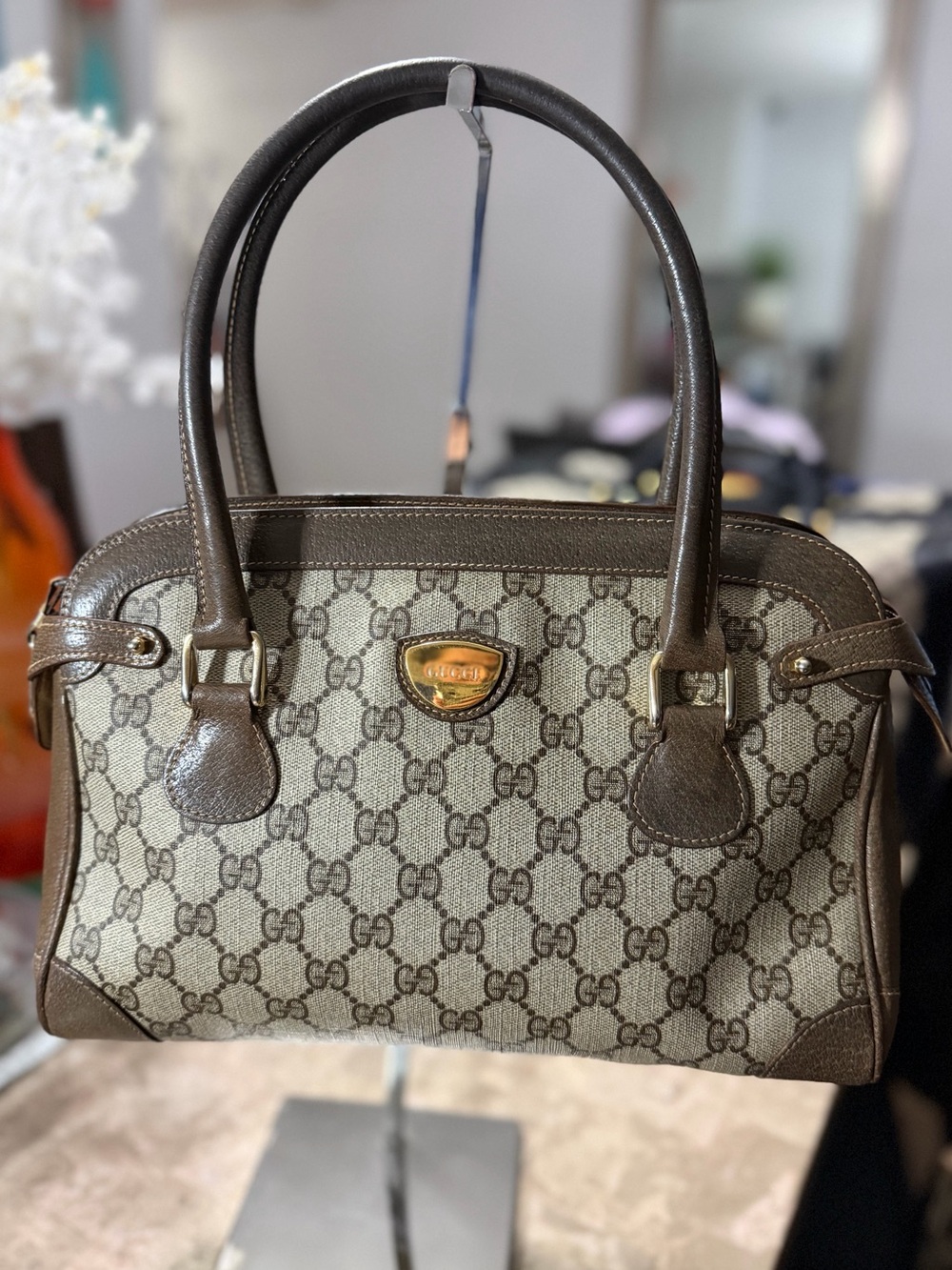 (46) GUCCI 1980s Satchel